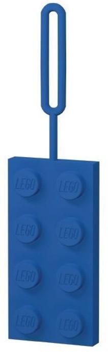 LEGO 2x4 Blue Silicone Luggage Tag 5005342 Gear | 2TTOYS ✓ Official shop<br>