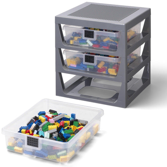 LEGO 3 Drawer Storage Rack Gray 5006608 Gear | 2TTOYS ✓ Official shop<br>