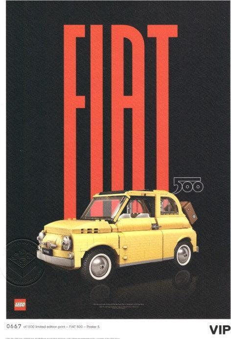 LEGO Fiat Art Print 5 - Modern 5006307 Gear | 2TTOYS ✓ Official shop<br>