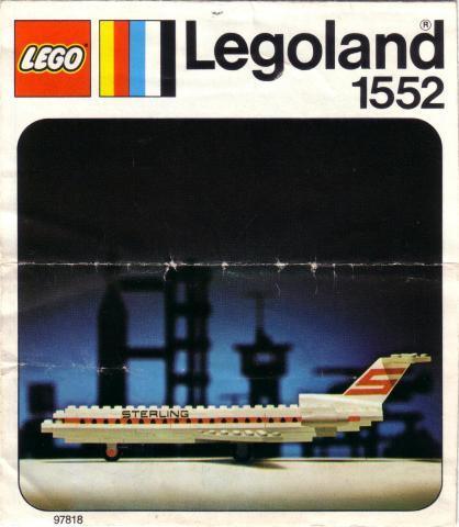 LEGO Sterling Boeing 727 1552 LEGOLAND | 2TTOYS ✓ Official shop<br>