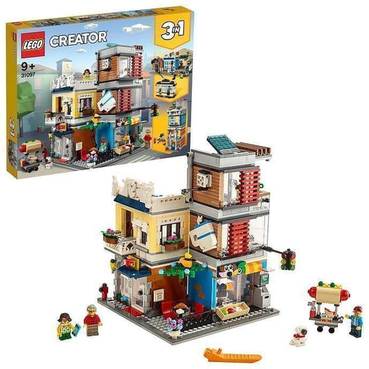 LEGO Woonhuis, dierenwinkel en café 31097 Creator 3-in-1 | 2TTOYS ✓ Official shop<br>
