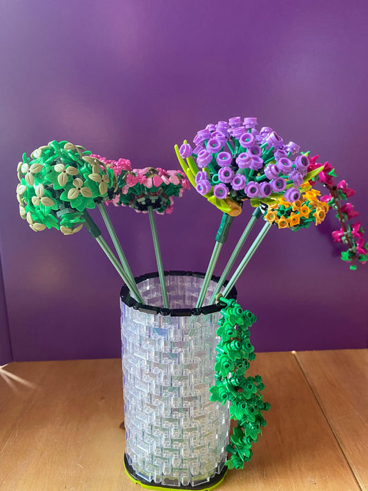 Vaas voor LEGO bloemen (gemaakt van orginele LEGO steentjes) | 2TTOYS ✓ Official shop<br>
