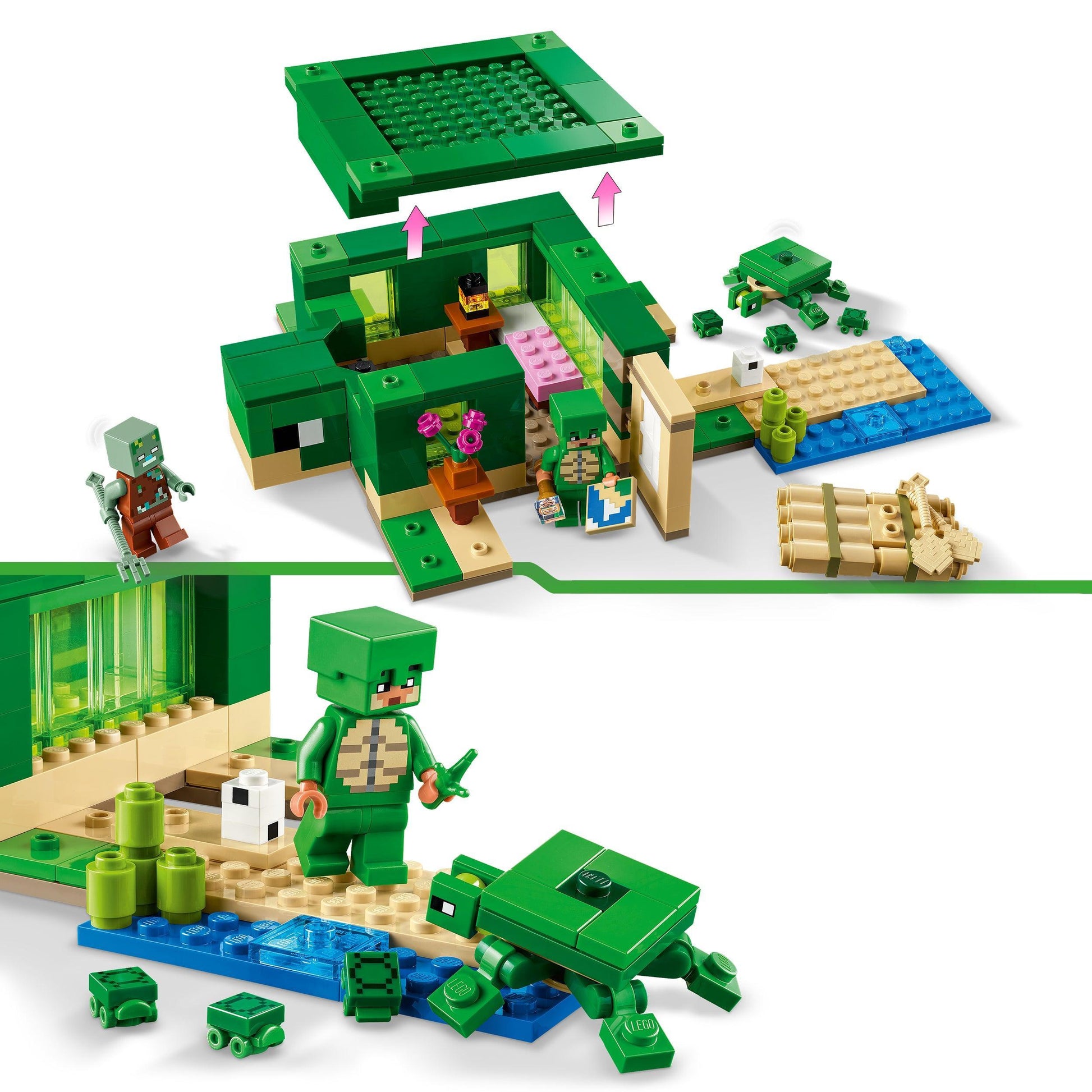 LEGO Het schildpadden strand huis 21254 Minecraft LEGO CLASSIC @ 2TTOYS LEGO €. 22.98